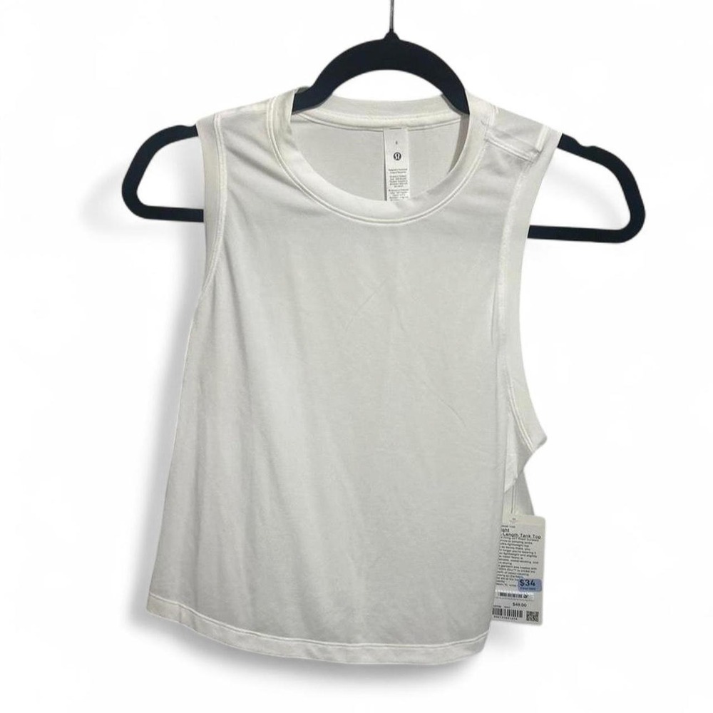 Lululemon White Sculpt Tank Top